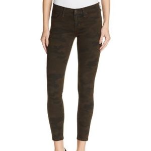 Hudson Jeans midrise Nico camo print